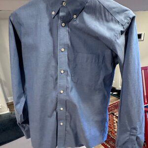 Used Brooks Brothers – Size 18 Blue Cotton Dress Shirt